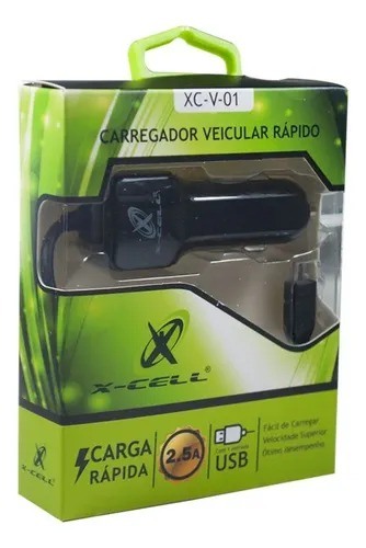 CARREGADOR VEICULAR USB